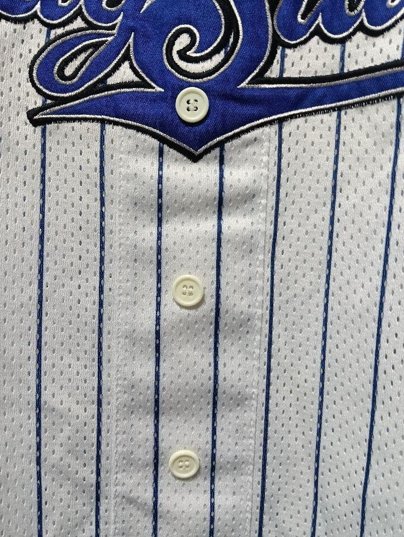 【極美品】横浜ベイスターズ ユニフォーム（シャープ産業製／Mサイズ） 80日間前後お届け】オーダーハイクオリティーレプリカ